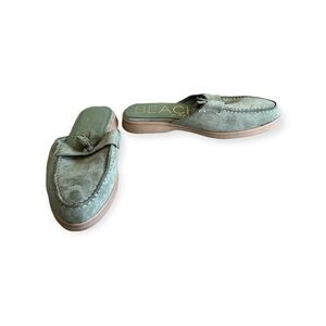 BEACH by Matise slip on shoes mules green 8 M